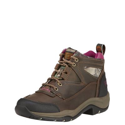 Ariat Terrain Koyu Kahverengi Camo Outdoor Ayakkabı Bayan (36966-806)